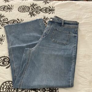 Oat New York Light Blue Straight Leg Jeans